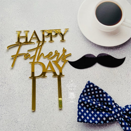 Happy Father's Day Cake Toppers- Set of 5